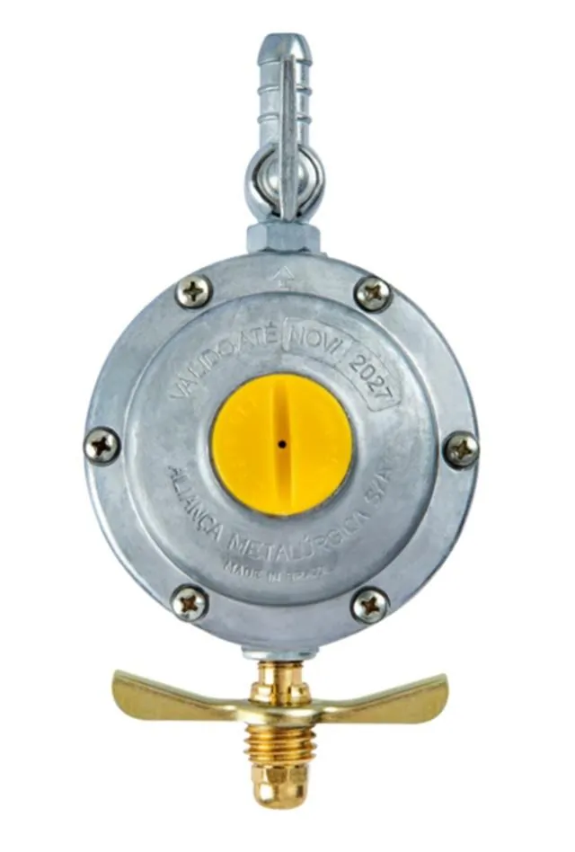 Registro Regulador de Gás Doméstico p/ Botijão 506/01 Aliança