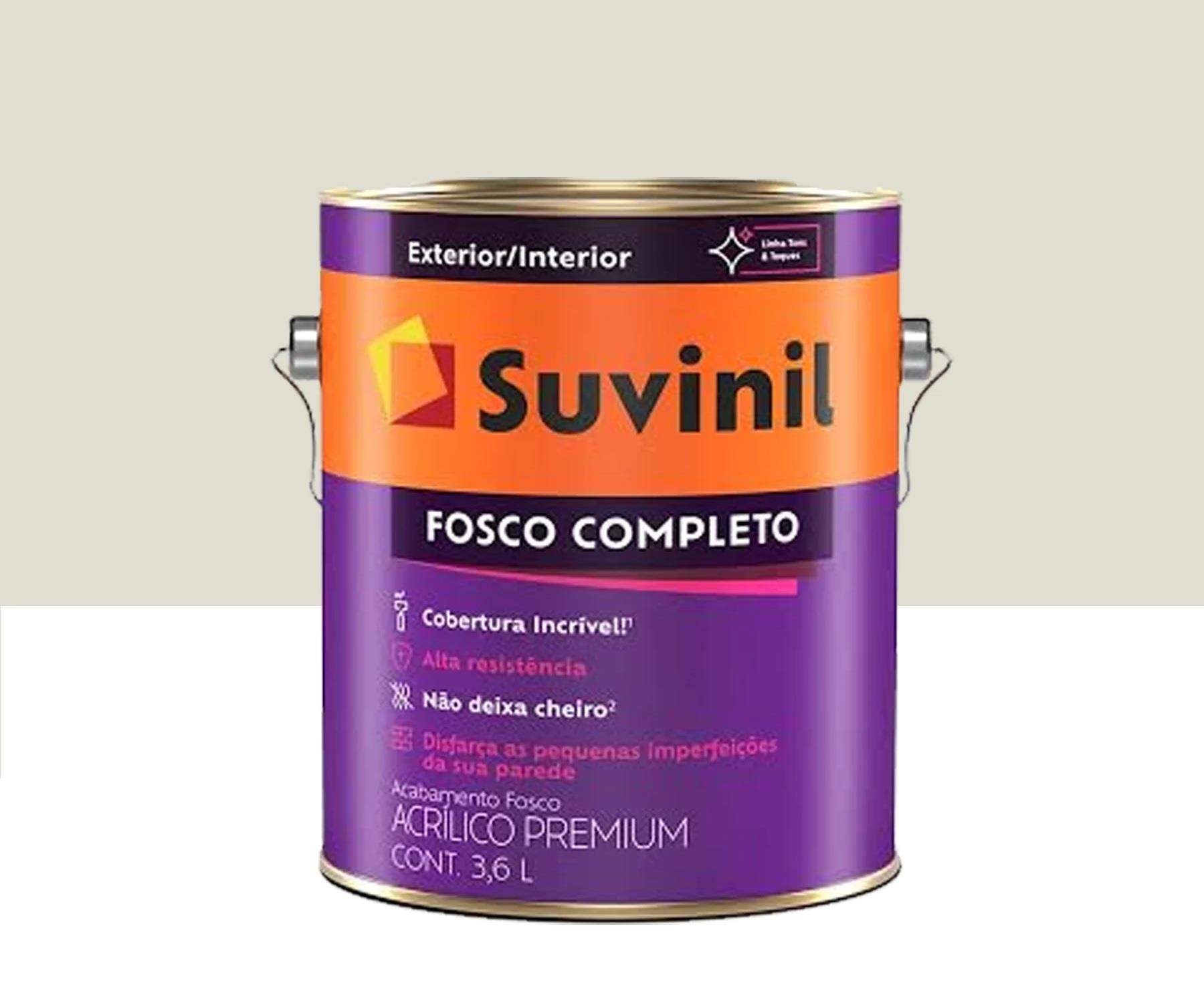 Tinta Acrílica Fosco Completo Premium Gelo Fosco 3,6L Suvinil