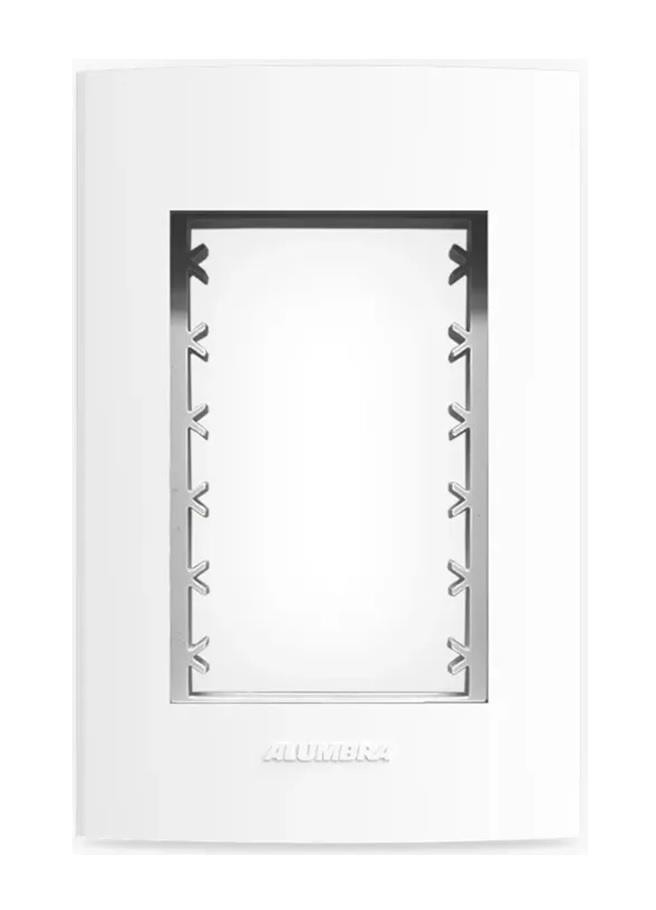 Placa 4x2 c/ Suporte 3 Postos Branco 85002 Inova Pro Alumbra
