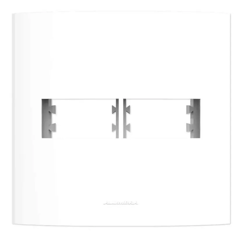 Placa 4x4 c/ Suporte 1 + 1 Postos Branco 85004 Inova Pro Alumbra