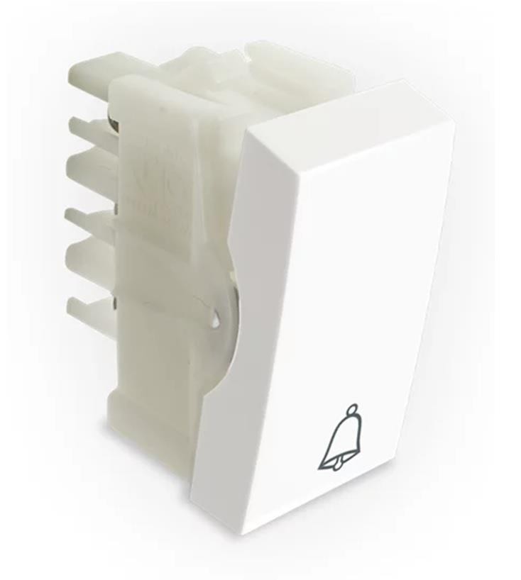 Módulo Pulsador Tipo Campainha Branco 10A 85017 Inova Pro Alumbra