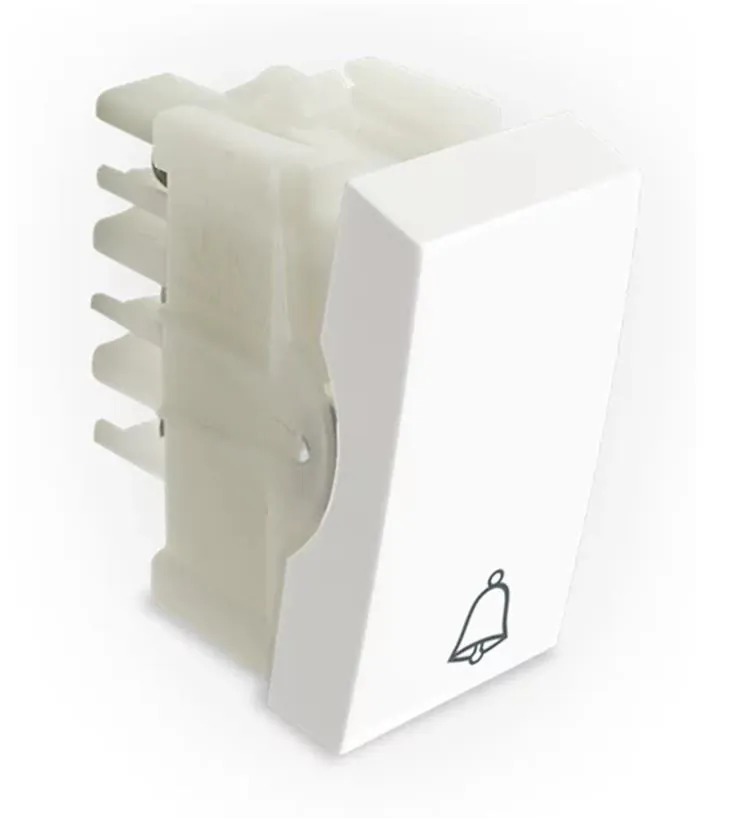 Módulo Pulsador Tipo Campainha Branco 10A 85017 Inova Pro Alumbra