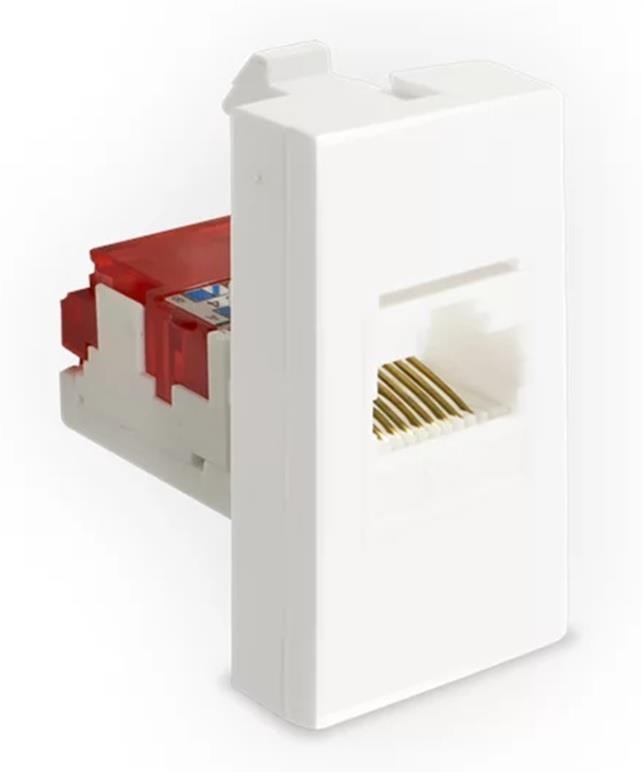 Módulo Tomada Rede RJ45 Cat5 Branco 85024 Inova Pro Alumbra