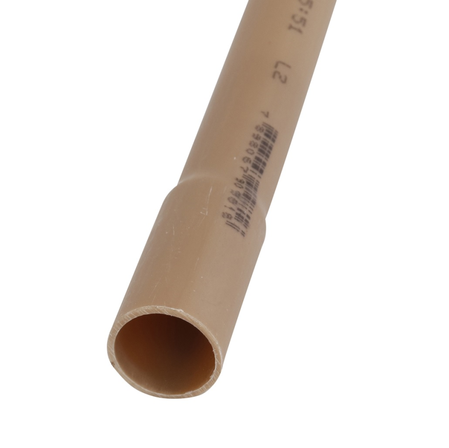 Cano Tubo PVC Soldável Marrom p/ Água Fria 1/2" 20mm c/ 1m Amanco