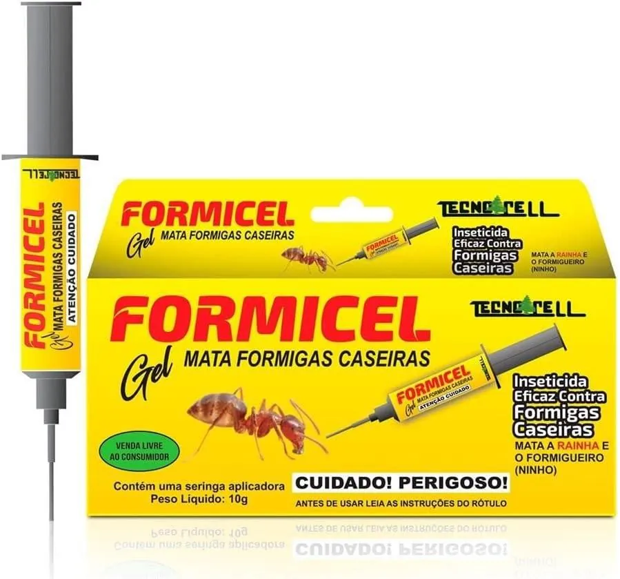 Inseticida Mata Formigas Caseiras 10g Formicel