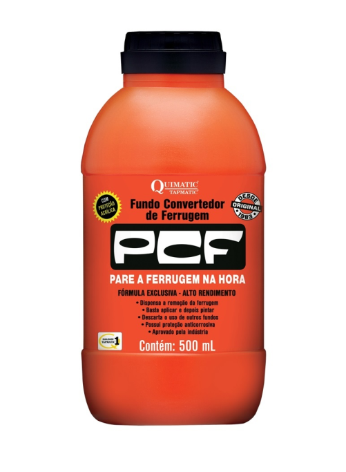 Fundo Convertedor de Ferrugem Primer PCF 500ml Quimatic