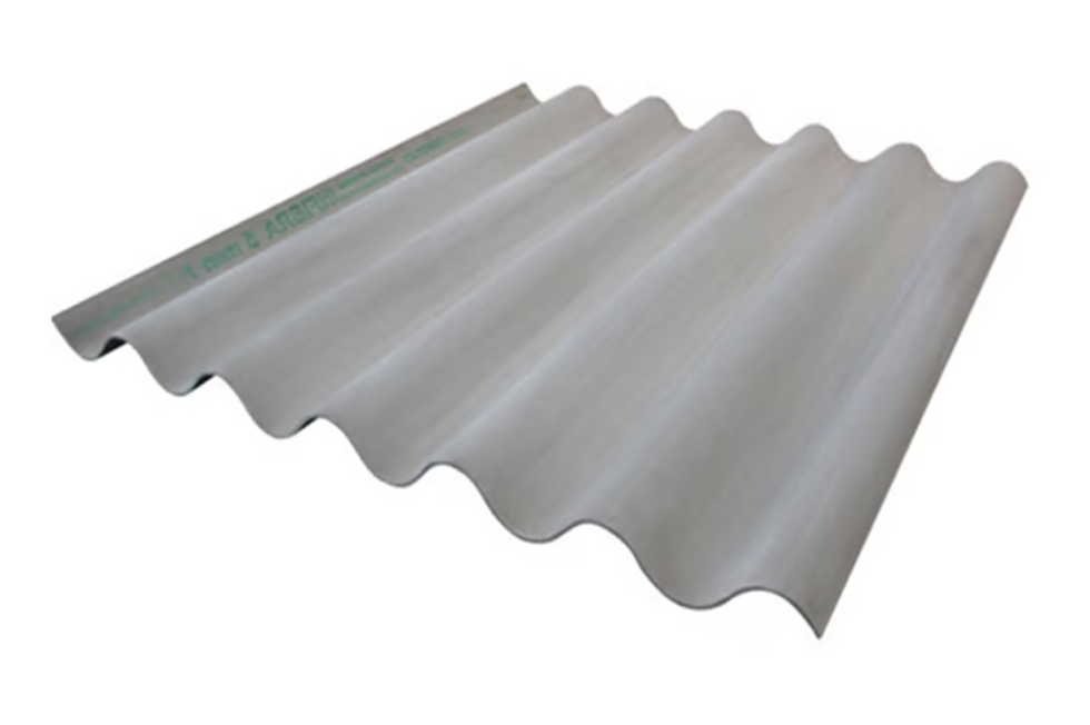 Telha Fibrocimento Ondulada Cinza 1,83m x 1,10m x 6mm Multilit