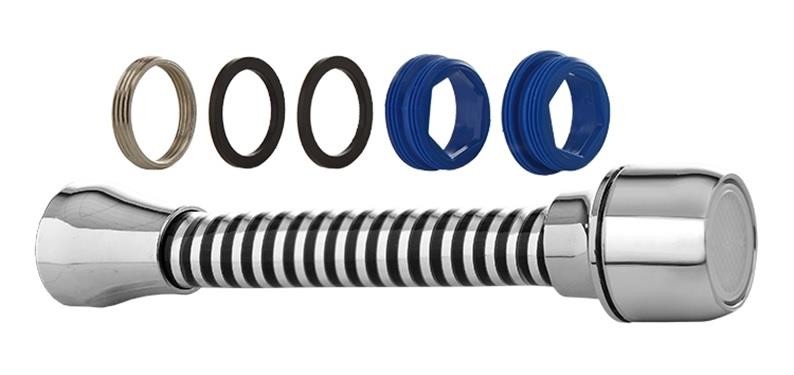 Extensor Arejador p/ Torneiras 90mm c/ Roscas Padrão Multimarcas