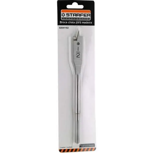Broca Chata Para Madeira 1/2" Starfer