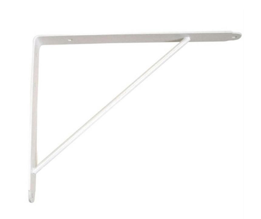 Suporte Mão Francesa p/ Prateleira Leve Branco 25cm Zamar