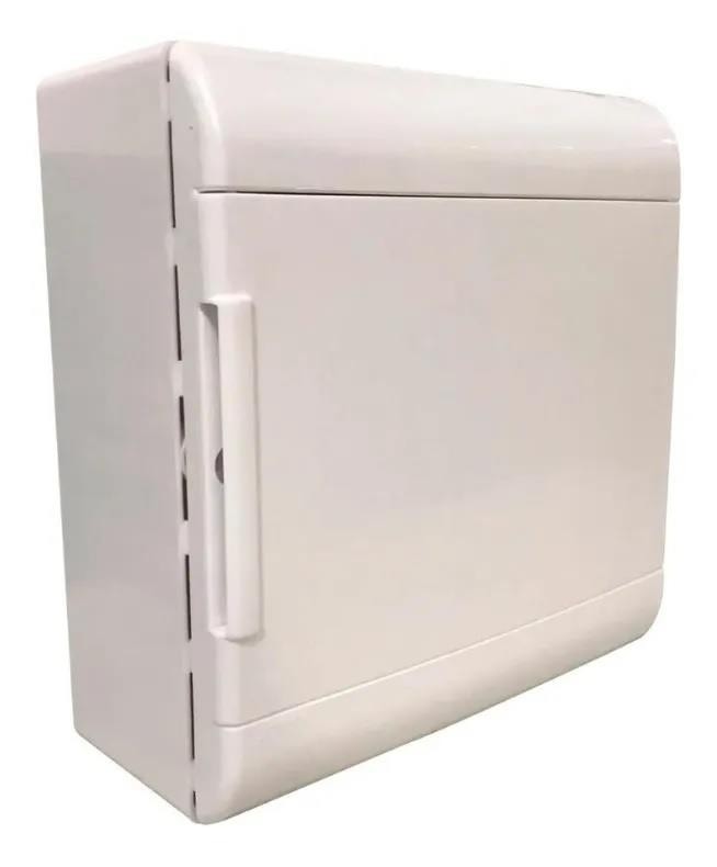 Quadro Distribuição Sobrepor 08 DIN c/ Barramento Ouro Box Steck