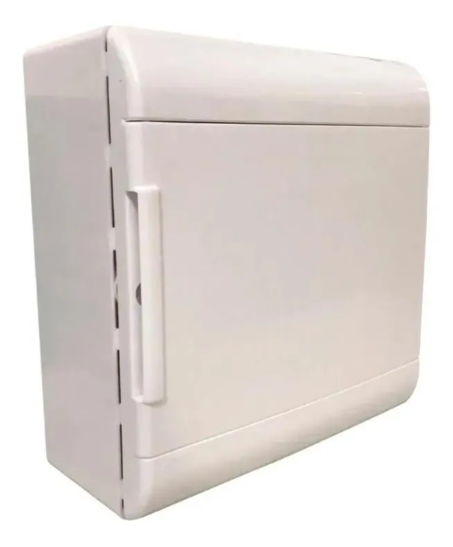 Quadro Distribuição Sobrepor 08 DIN c/ Barramento Ouro Box Steck