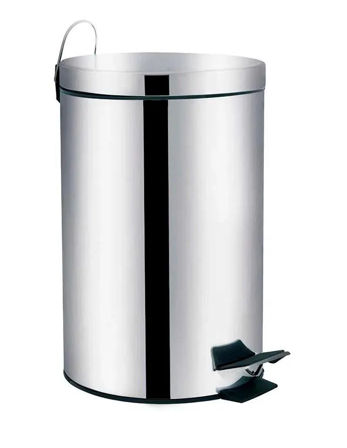Lixeira Multiuso Aço Inox 3 Litros com Pedal Ágata MOR