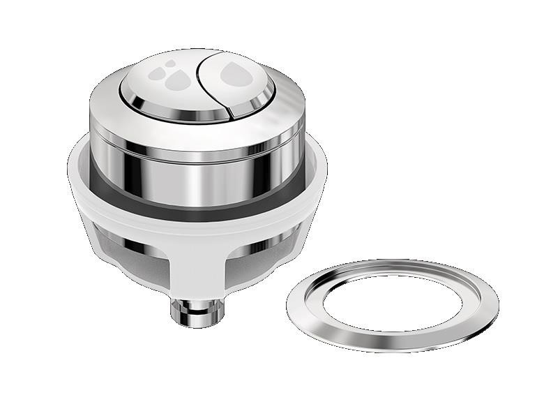 Botão Acionador P/ Caixa Acoplada Dual Flush 9564 Censi