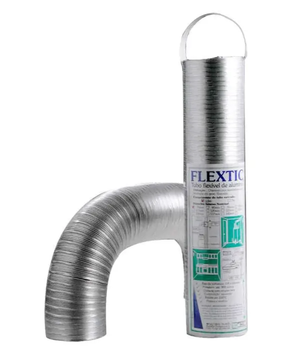 Tubo Duto Alumínio Flexível p/ Exaustão 100mm x 3,0m Flextic WDB