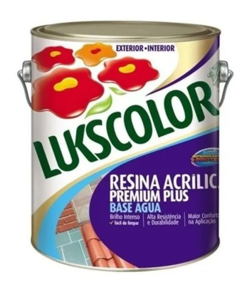 Resina Acrílica Premium Plus a Base de Água 3,2L Lukscolor