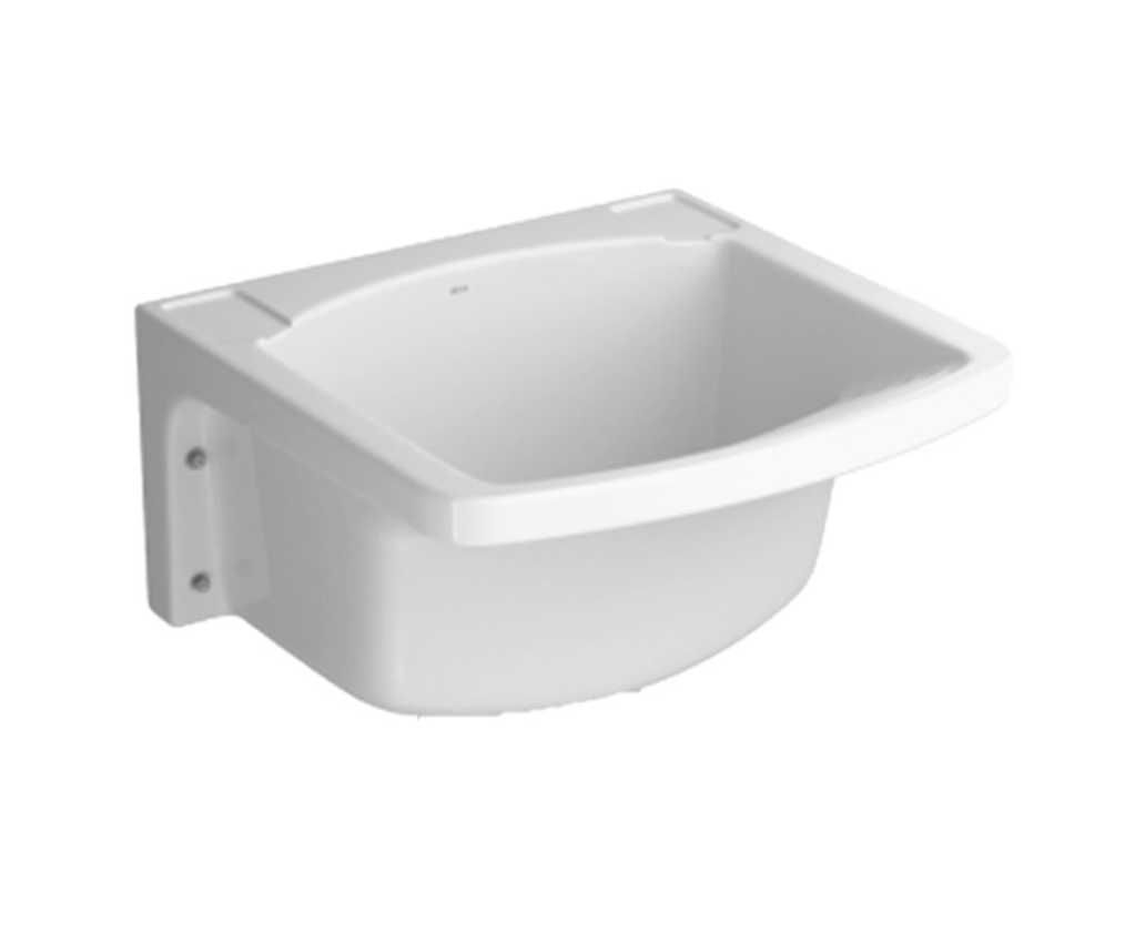 Tanque 30L Louça Branco Esmaltado Izy 53,5cm x 51cm TQ02 Deca