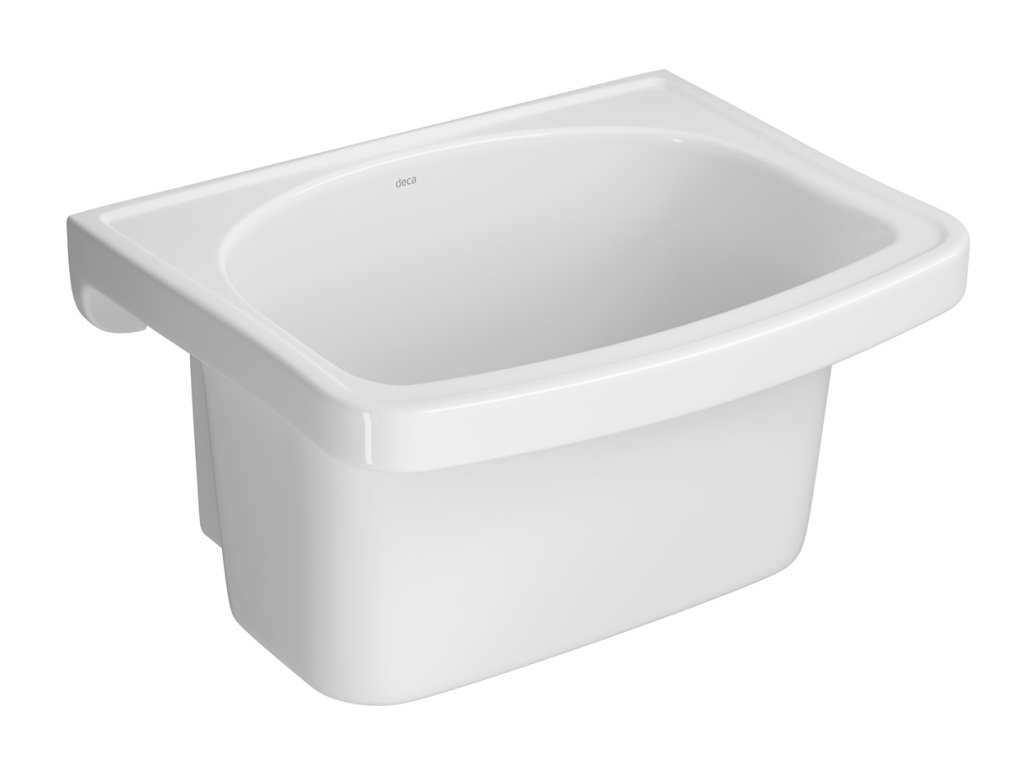 Tanque 22L Louça Branco Esmaltado Linha Izy 50cm x 38cm TQ01 Deca