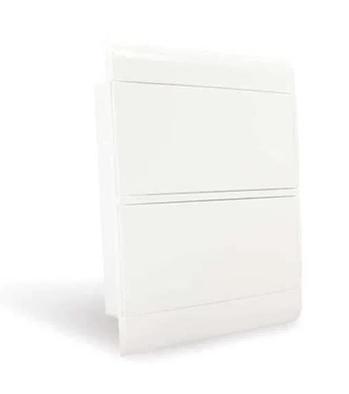 Quadro Distribuição Embutir 24 DIN c/ Barramento Ouro Box Steck