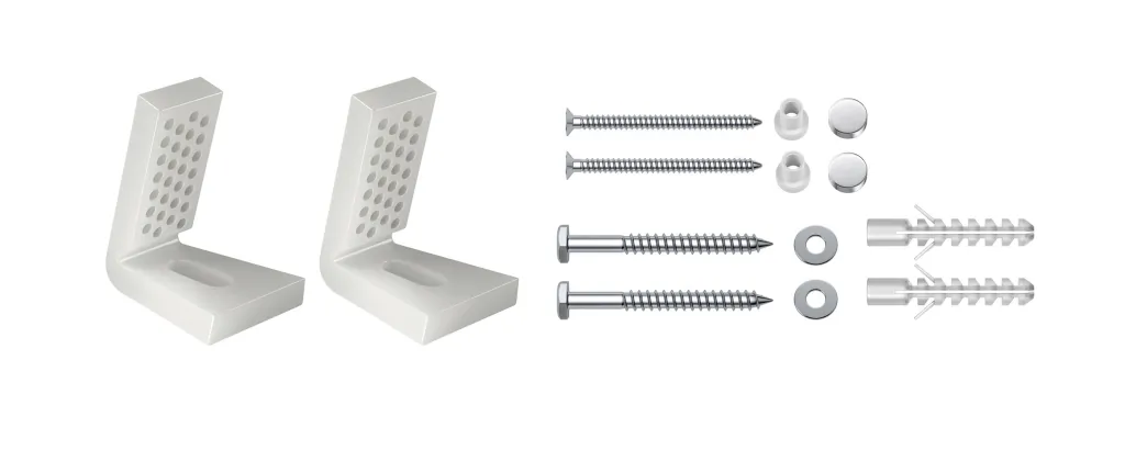 Kit Parafusos p/ Fixação Lateral Bacias / Bidês Original Deca