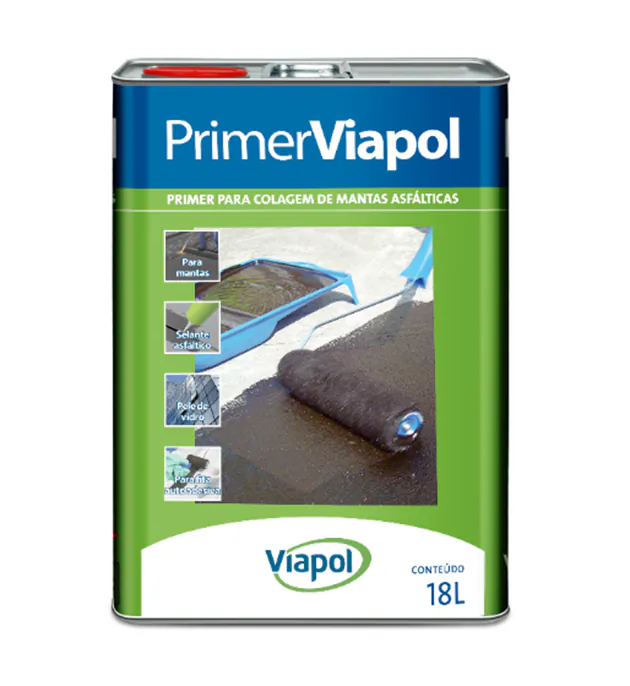 Primer p/ Manta Asfáltica Preto 18L Viapol