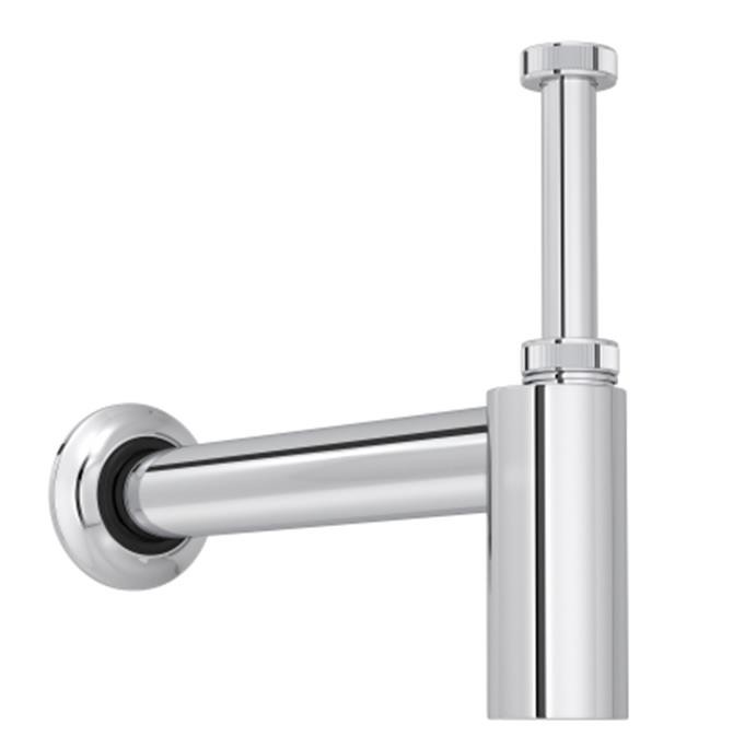 Sifão p/ Pia de Lavatório Rígido Metal Cromado 1.1/2" 30cm Deca