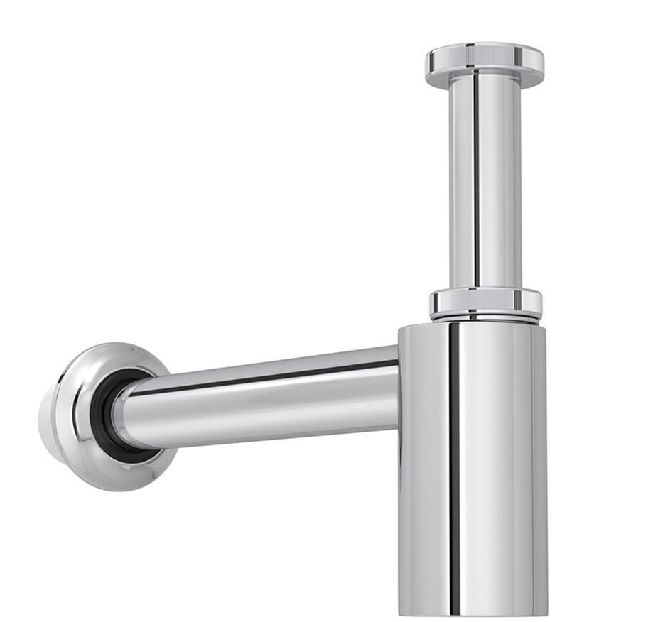 Sifão p/ Pia Cozinha e Tanque Rígido Metal Cromado 1.1/2" 30cm Deca