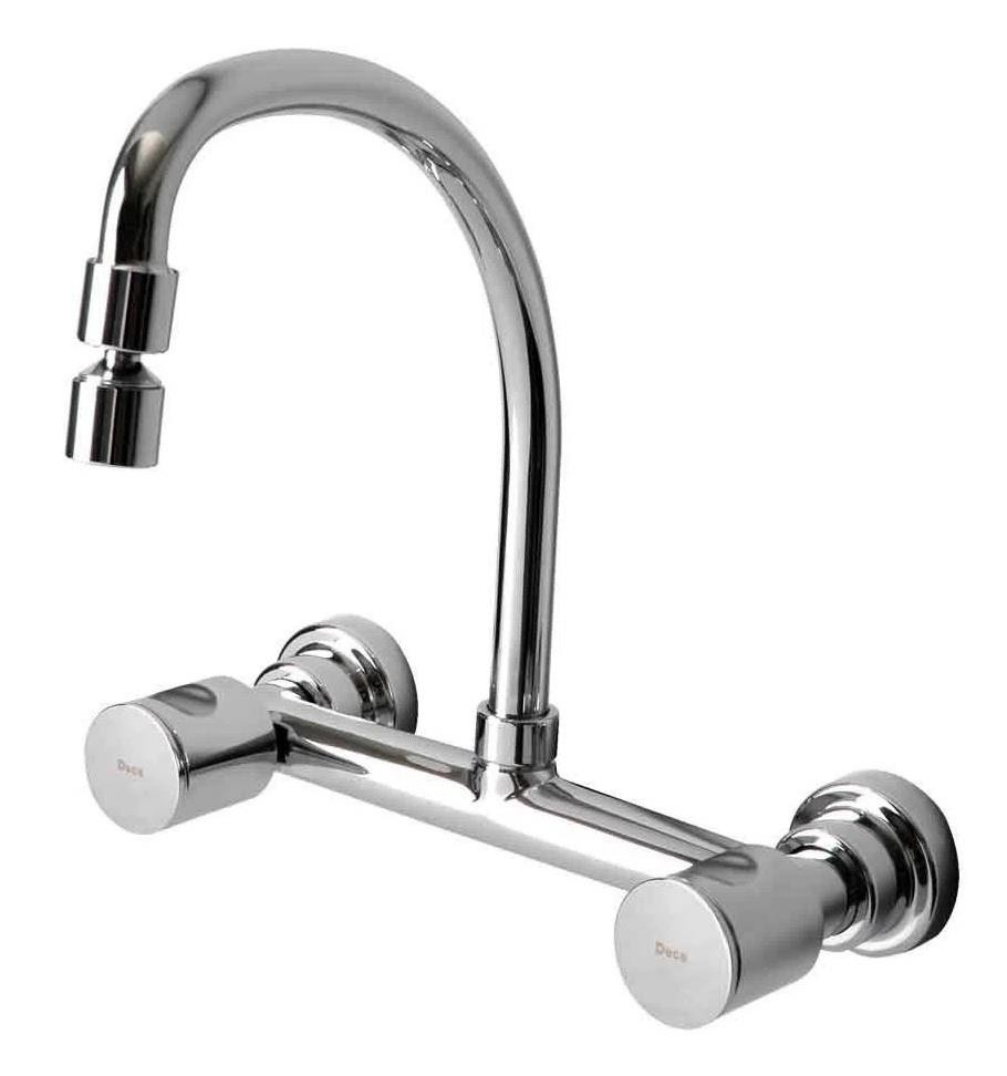 Torneira Misturador Parede p/ Cozinha Cromada Aspen C-35 1258 Deca