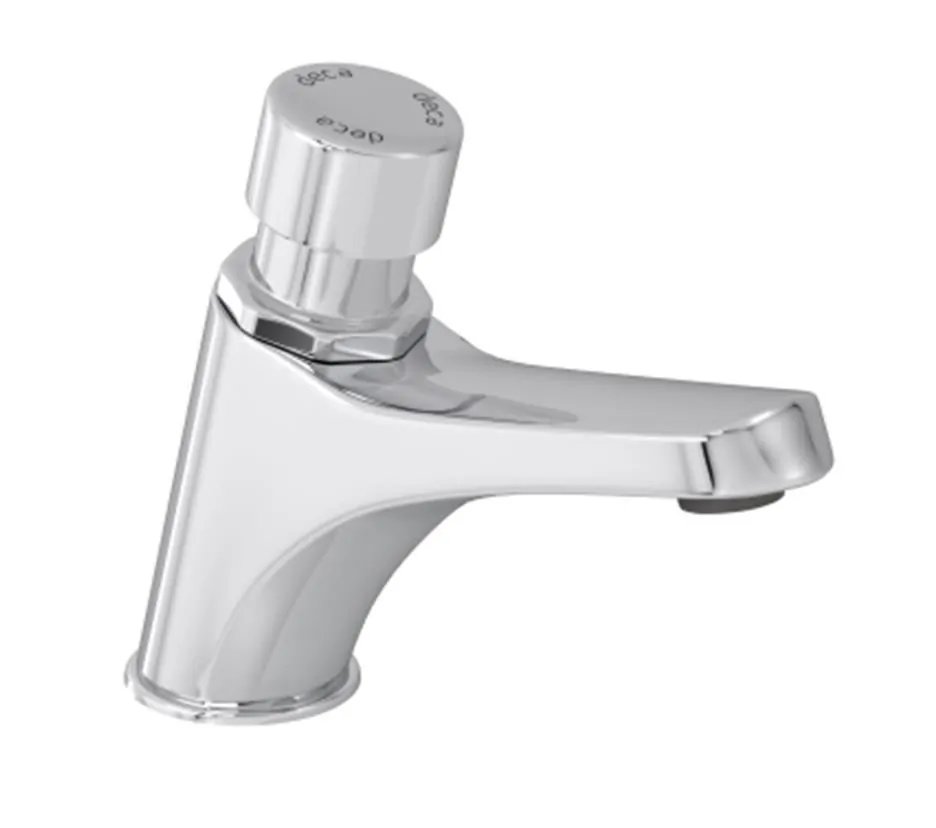 Torneira Automática Lavatório Mesa Bica Baixa Cromada Decamatic Deca