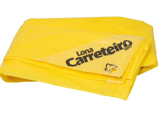 Lona Carreteiro Impermeável Multiuso Amarela 4m X 3m