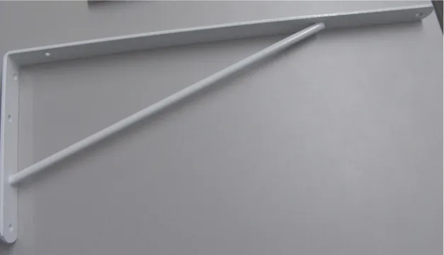 Suporte Mão Francesa p/ Prateleira Reforçado Branco 40x50cm Zamar