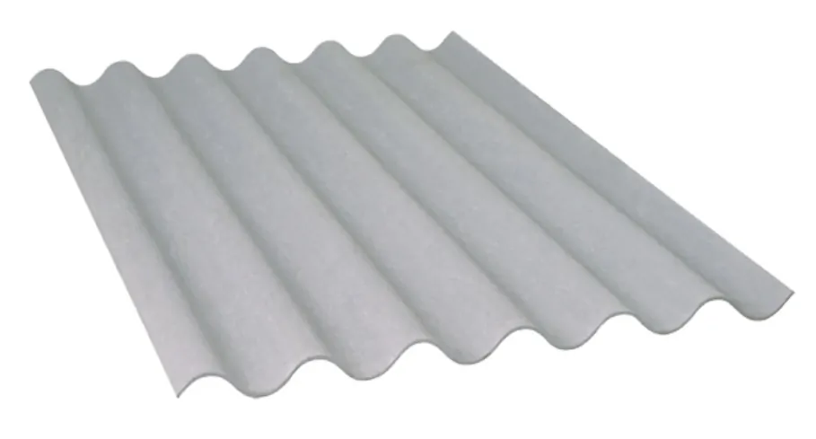 Telha Fibrocimento Ondulada Cinza 1,53m x 1,10m x 6mm Multilit