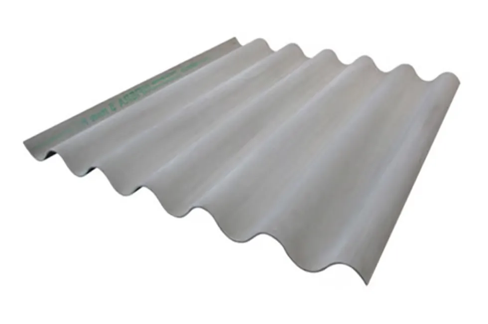 Telha Fibrocimento Ondulada Cinza 1,83m x 1,10m x 6mm Multilit