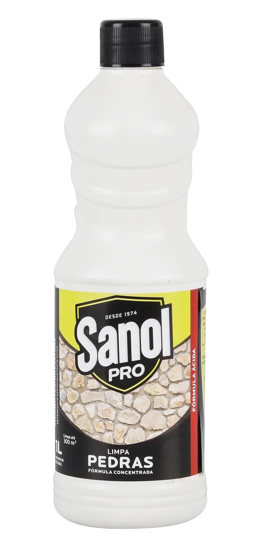 Limpa Pedras Concentrado 1L Sanol Pró