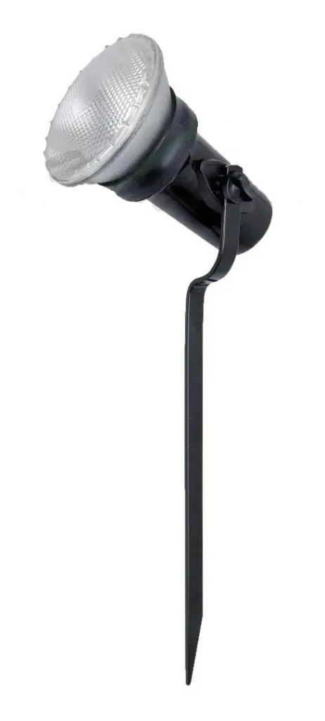 Espeto Projetor p/ Jardim Alumínio Preto Ideal Iluminação