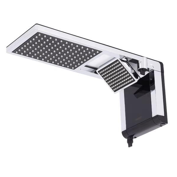 Chuveiro Eletrônico Acqua Duo Preto e Cromado 7800W 220V Lorenzetti