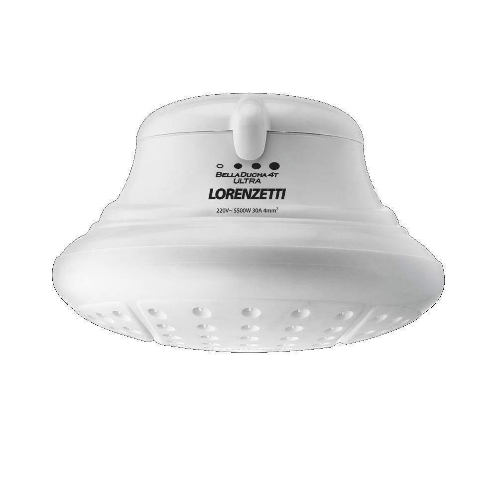 Chuveiro Elétrico Bella Ducha 4T Ultra Branco 6800W 220V Lorenzetti
