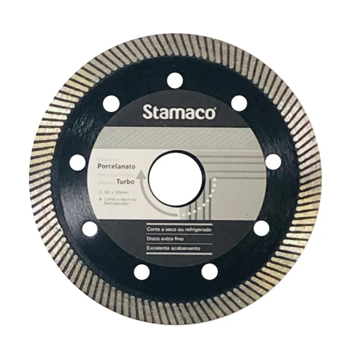 Disco de Corte Diamantado P/ Porcelanato 4" Tornado 2734 Stamaco