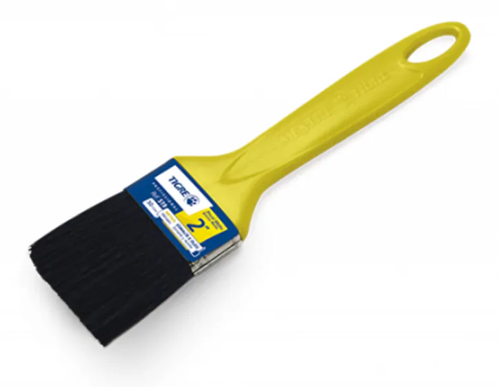 Pincel Trincha p/ Tintas Esmalte e Óleo Cerda Preta 519 2" Tigre