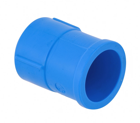 Luva Soldável Bucha Latão Azul PVC Redução 25mm X 1/2" Amanco
