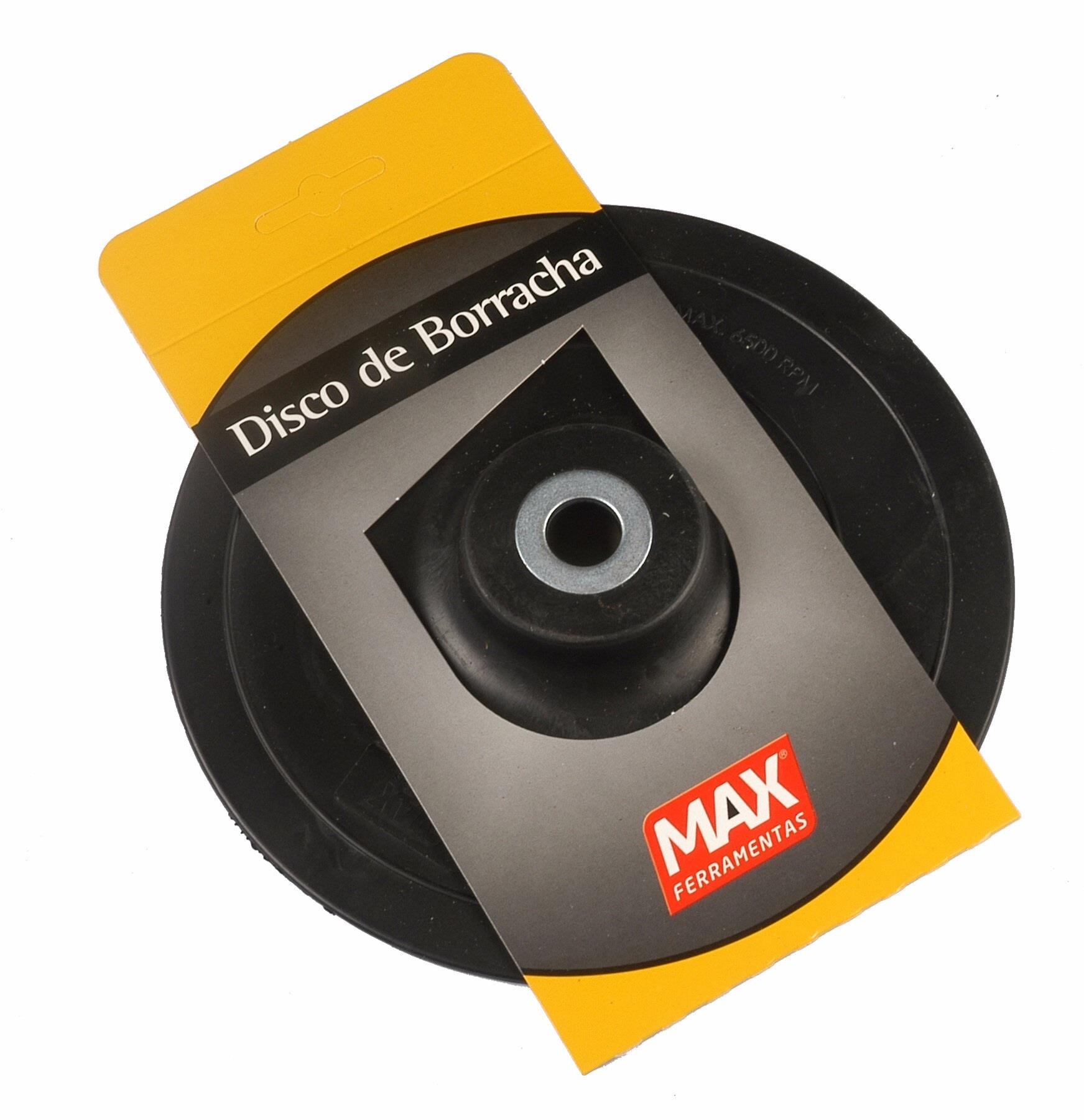 Disco Suporte De Borracha Semi-Rígido 4.1/2 " Max Ferramentas