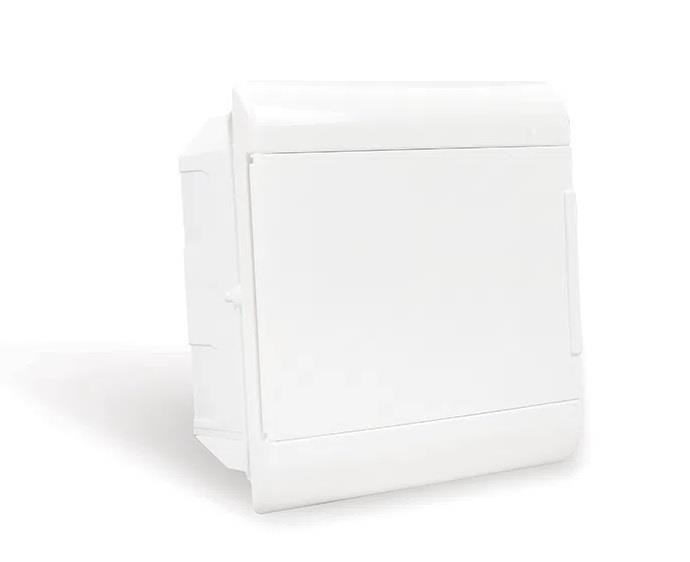 Quadro Distribuição Embutir 08 DIN c/ Barramento Ouro Box Steck