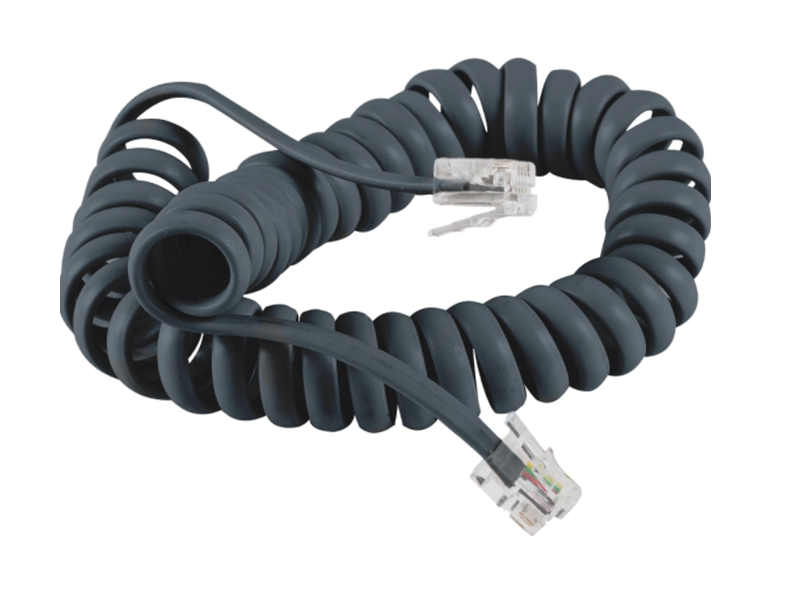 Fio Cordão Para Monofone Preto 2,00 mt