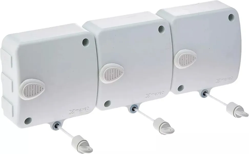 Varal Retrátil 3 Módulos 4,8M Branco Stendmax Maxeb