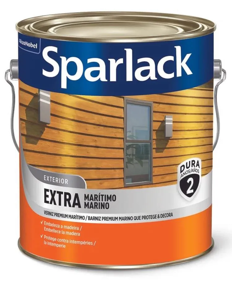 Verniz Premium Extra Marítimo Fosco Natural Incolor 3,6L Sparlack