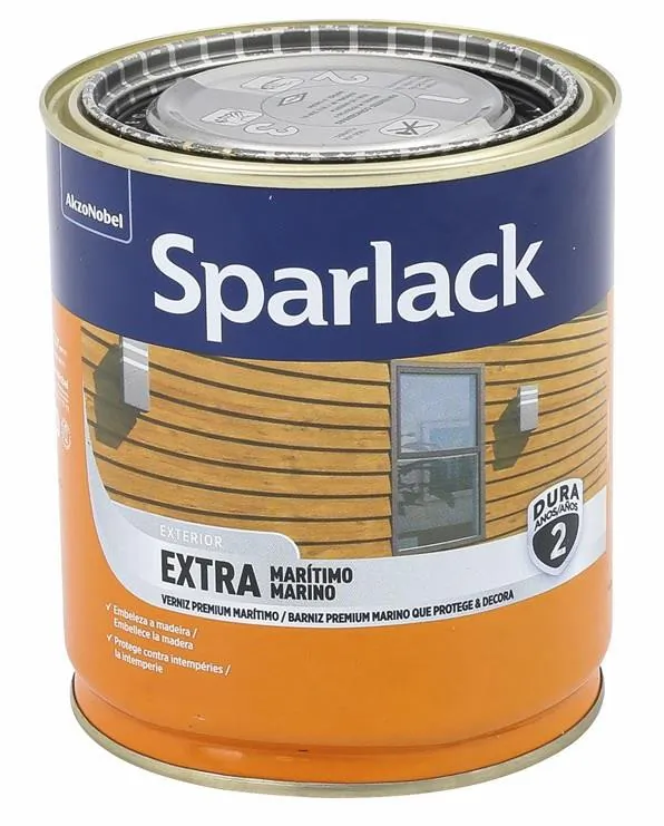 Verniz Premium Extra Marítimo Brilhante Natural Incolor 0,9L Sparlack
