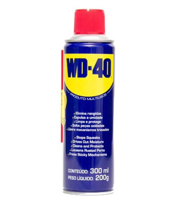 Óleo Lubrificante e Desengripante Multiuso Aerossol 300ml WD-40
