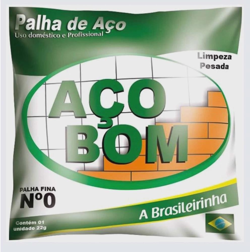 Palha de Aço Fina Número 0 Aço Bom