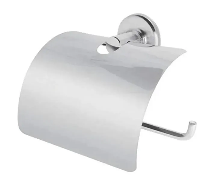 Papeleira Porta Papel Higiênico c/ Tampa Aço Inox Faetto Hidrolar