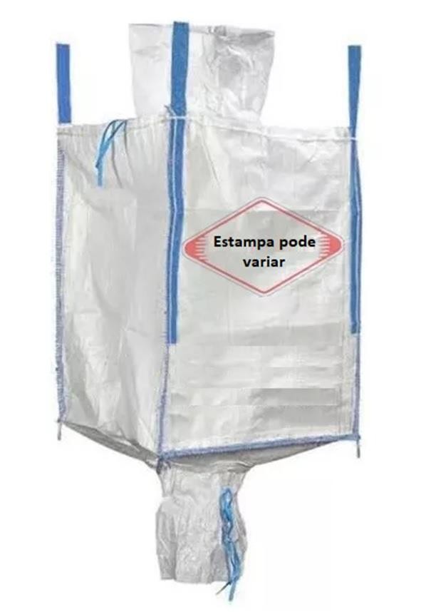 Saco Big Bag c/ Válvula p/ Ensacar Entulho Resistente 1000kg 1,10m